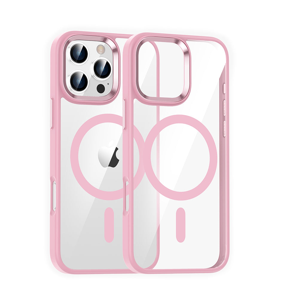 Highly transparent soft frame magnetic mobile phone protective case